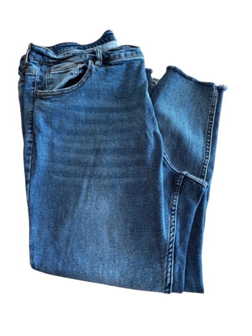 Women's High Rise Wash Ankle Crop Jeans